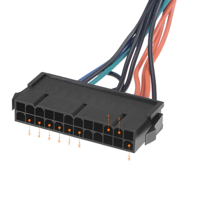 Harfington Uxcell 24 to 10 Pin Mainboard Power Cable for Modular Board 18 AWG 13cm