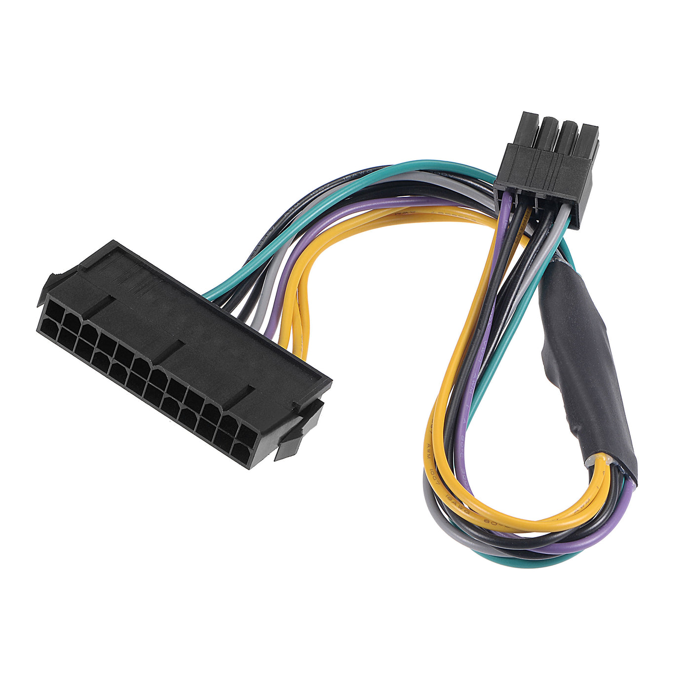 uxcell Uxcell 24 to 8 Pin Mainboard Power Cable for Modular Board 18 AWG 33cm