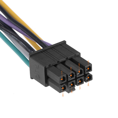 Harfington Uxcell 24 to 8 Pin Mainboard Power Cable for Modular Board 18 AWG 33cm