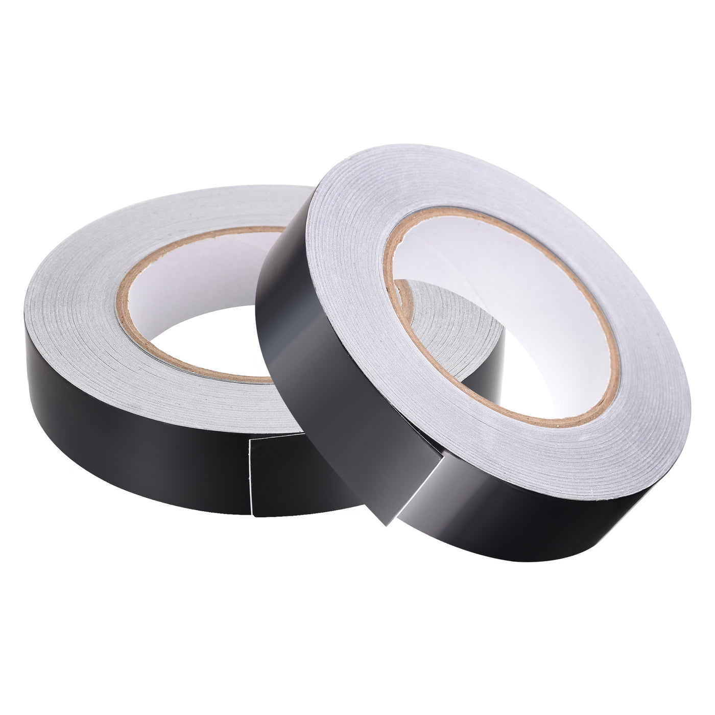 uxcell Uxcell 25mm Aluminum Foil Tape for HVAC, Patching Hot and Blocking Light 50m/164ft 2pcs