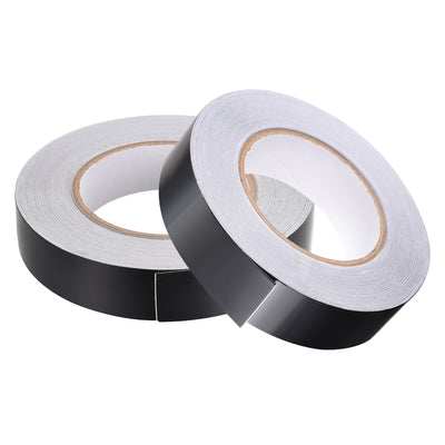 Harfington Uxcell 25mm Aluminum Foil Tape for HVAC, Patching Hot and Blocking Light 50m/164ft 2pcs