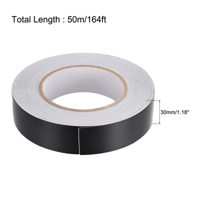 Harfington Uxcell 30mm Aluminum Foil Tape for HVAC, Patching Hot and Blocking light 50m/164ft