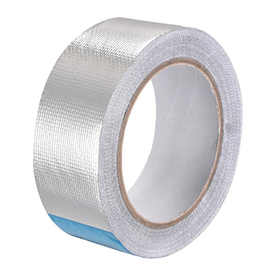 Harfington Uxcell Aluminum Foil Tape High-Temperature Tape for HVAC,Sealing 40mmx20m/65ft