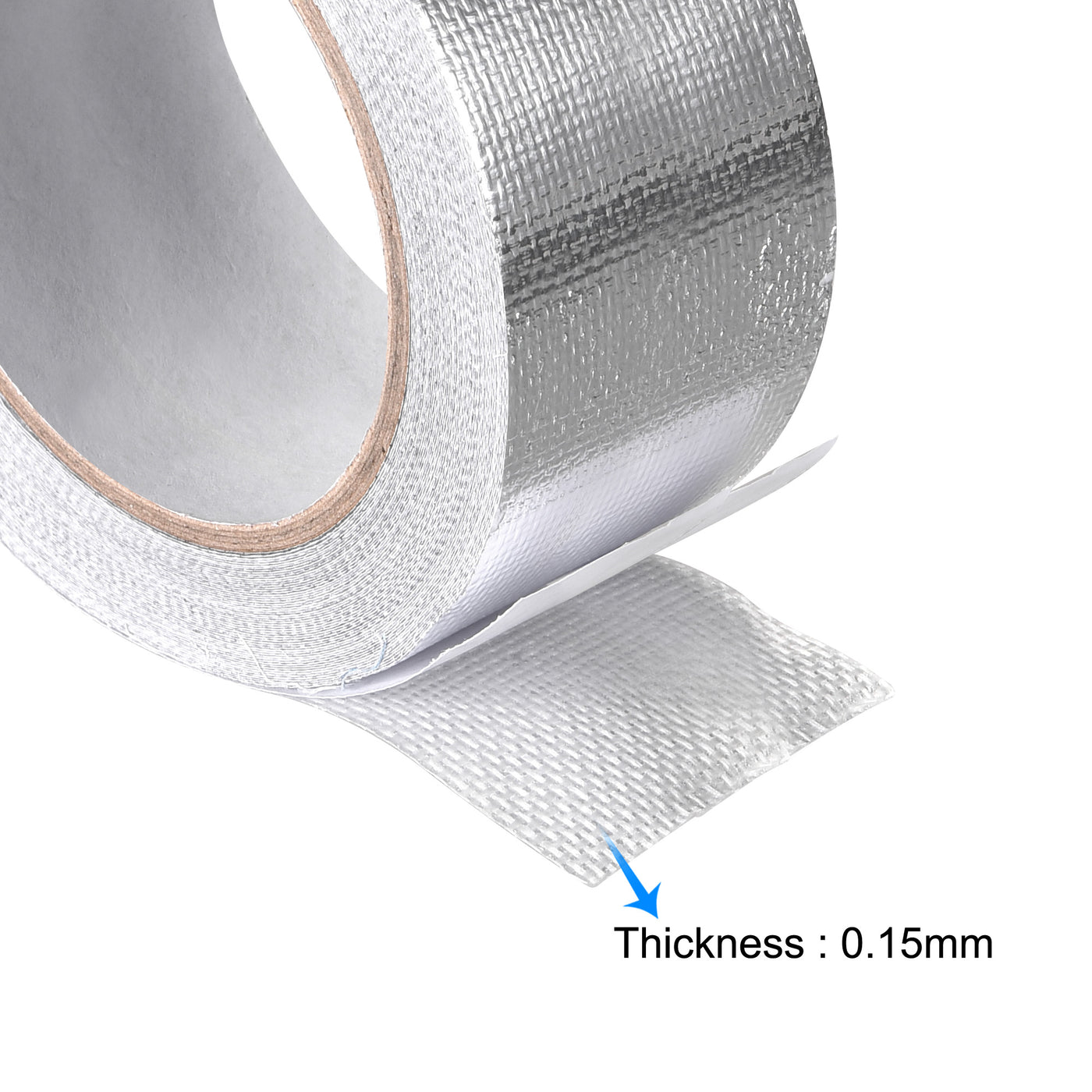 uxcell Uxcell Aluminum Foil Tape High-Temperature Tape for HVAC,Sealing 60mmx20m/65ft