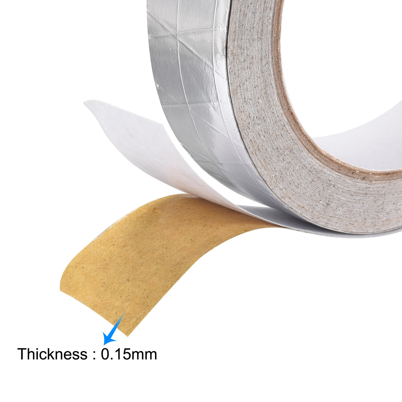 uxcell Uxcell Fiberglass Aluminum Foil Tape High Temperature Tape 25mmx20m/65ft