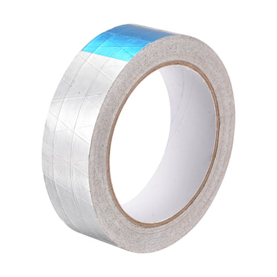 Harfington Uxcell Fiberglass Aluminum Foil Tape High Temperature Tape 30mmx20m/65ft