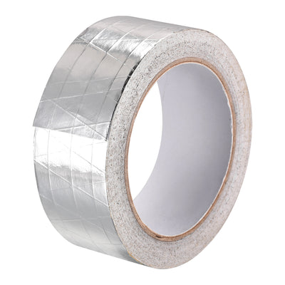 Harfington Uxcell Fiberglass Aluminum Foil Tape High Temperature Tape 40mmx20m/65ft
