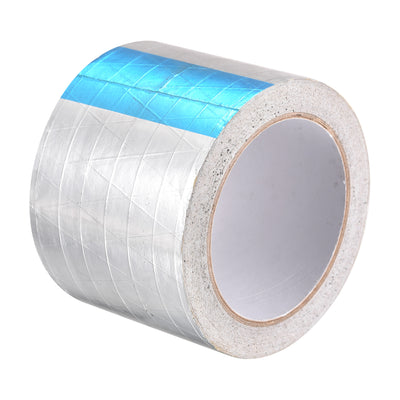 Harfington Uxcell Fiberglass Aluminum Foil Tape High Temperature Tape 80mmx20m/65ft