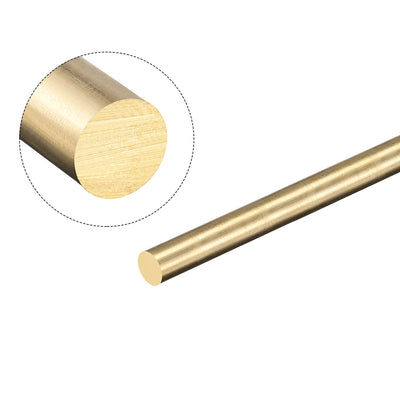 Harfington Diameter Length Brass Solid Round Rod for DIY