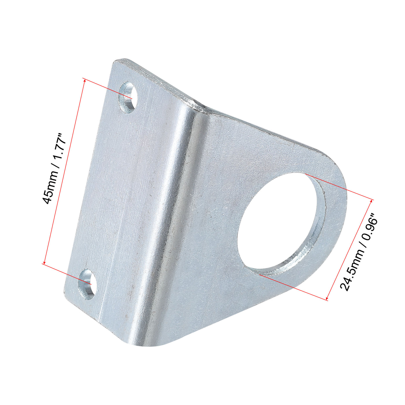uxcell Uxcell Air Cylinder Rod Clevis Mounting Bracket 2 Bolt Holes 58.5x30x51mm MA/MAL Pneumatic Parts for 32mm Cylinder Bore