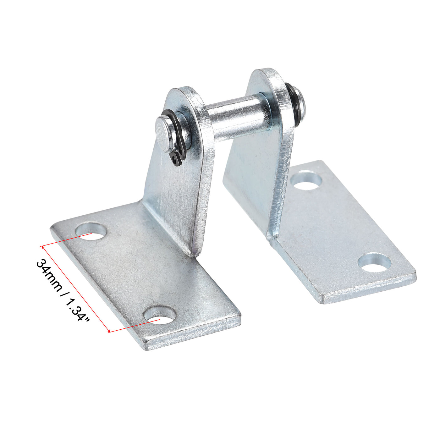 uxcell Uxcell Air Cylinder Rod Clevis Mounting Bracket 4 Bolt Holes 47x70x41mm MA/MAL Pneumatic Parts for 20mm Cylinder Bore
