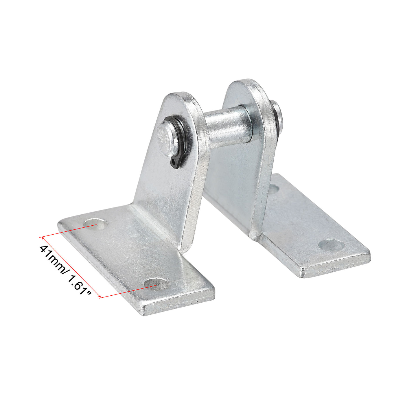 uxcell Uxcell Air Cylinder Rod Clevis Mounting Bracket 4 Bolt Holes 55.5x72x50mm MA/MAL Pneumatic Parts for 40mm Cylinder Bore