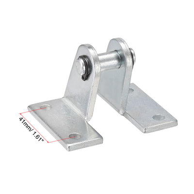 Harfington Uxcell Air Cylinder Rod Clevis Mounting Bracket 4 Bolt Holes 55.5x72x50mm MA/MAL Pneumatic Parts for 40mm Cylinder Bore