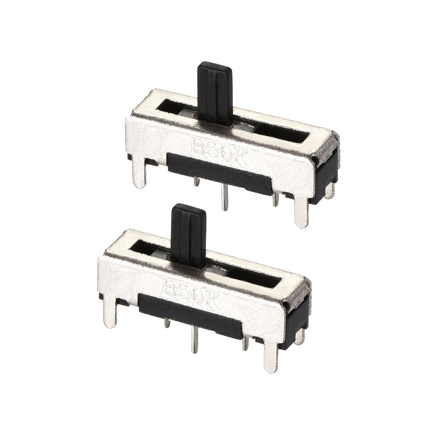 uxcell Uxcell Variable Resistors 18mm Straight Slide Potentiometer B50K Single Channel 2pcs