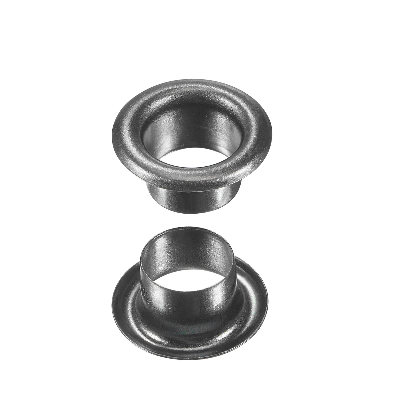 uxcell Uxcell Eyelet with Washer 10.5x6x5mm Copper Grommet Chrome Plated Black 200 Set