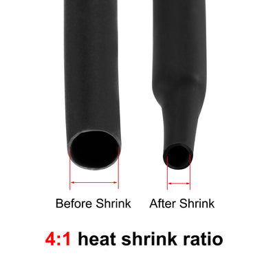 Harfington Heat Shrink Tubing Shrinkable Tube Cable Sleeve for Data Cable