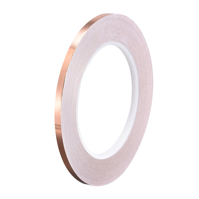 uxcell Uxcell Single-Sided Conductive Tape Copper Foil Tape 5mm x 30m/98.4ft 1pcs