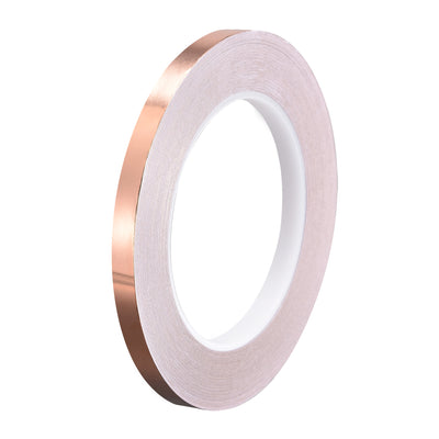 uxcell Uxcell Single-Sided Conductive Tape Copper Foil Tape 8mm x 30m/98.4ft 1pcs