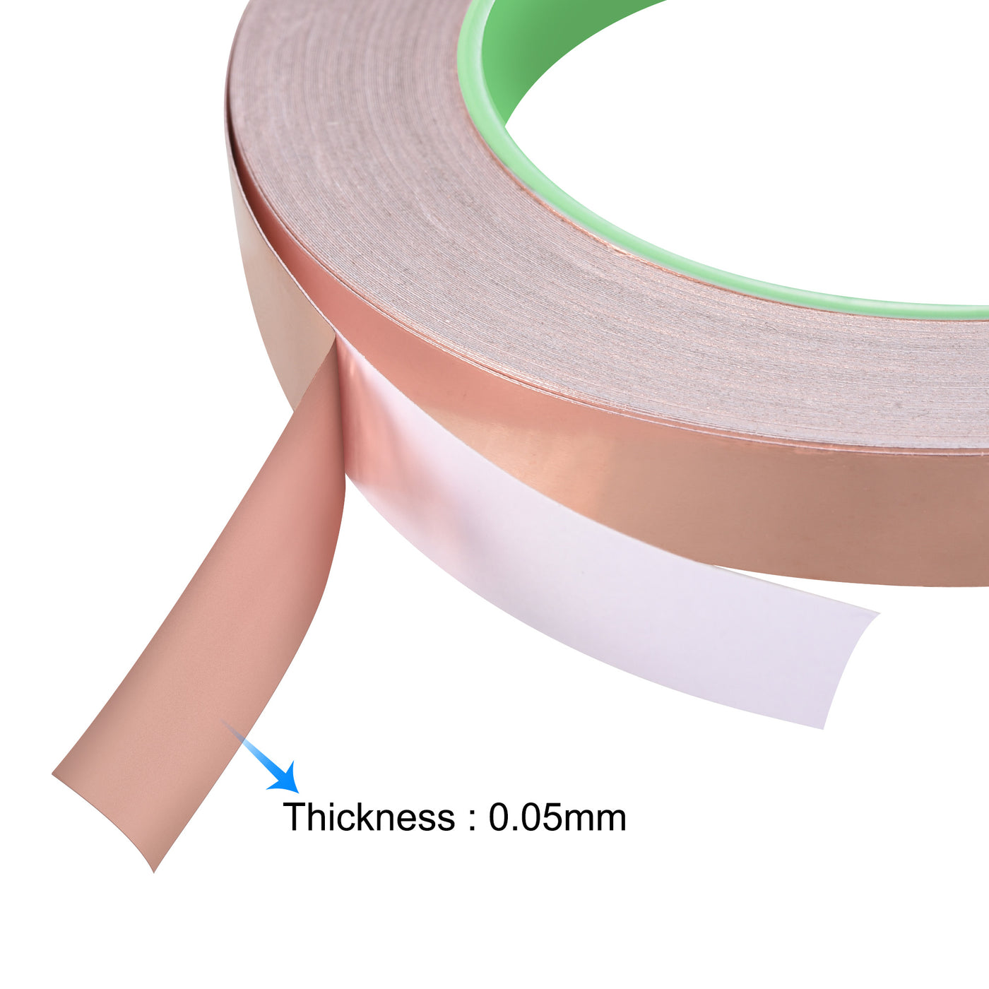 uxcell Uxcell Double-Sided Conductive Tape Copper Foil Tape 4mm x 30m/98.4ft 1pcs