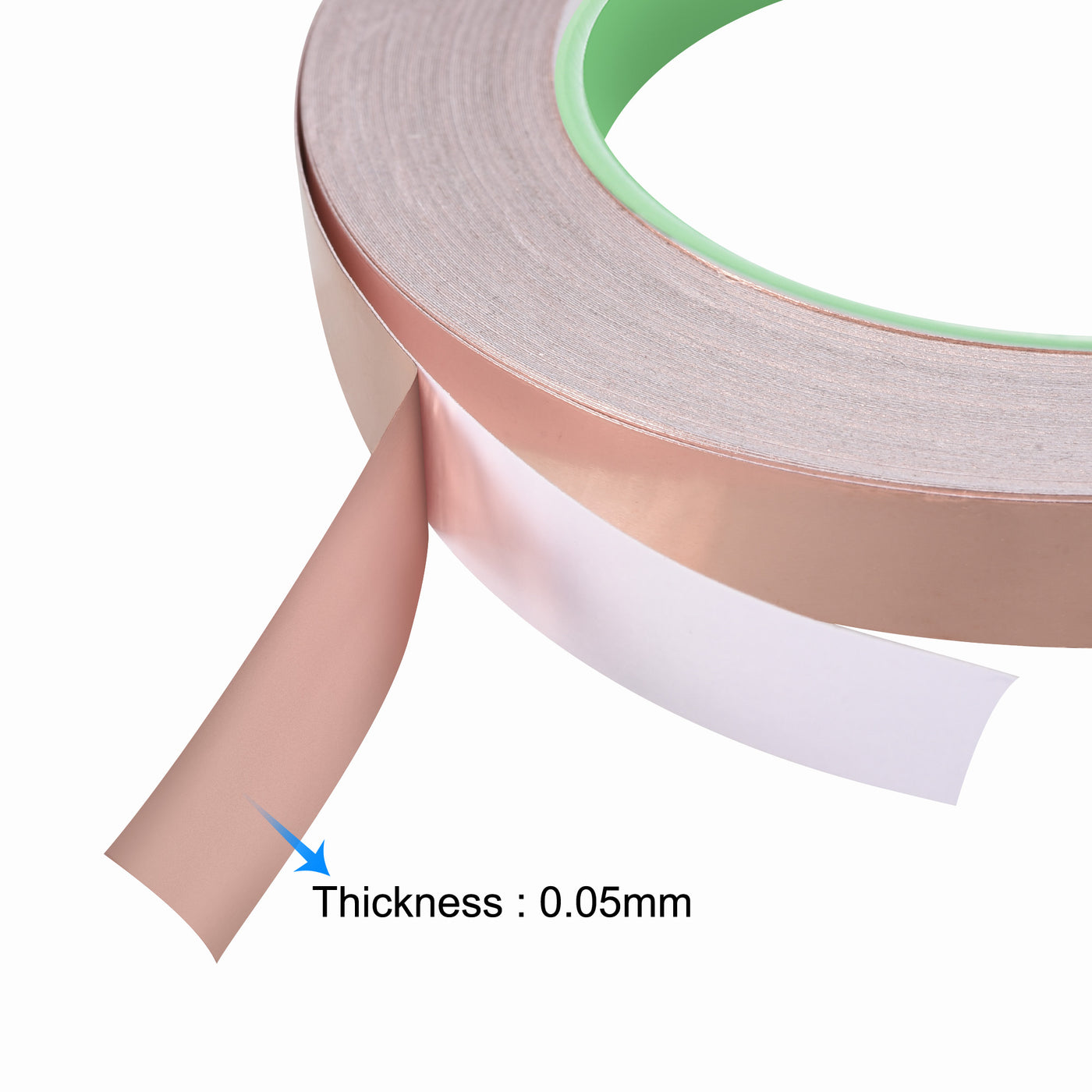 uxcell Uxcell Double-Sided Conductive Tape Copper Foil Tape 20mm x 30m/98.4ft 1pcs