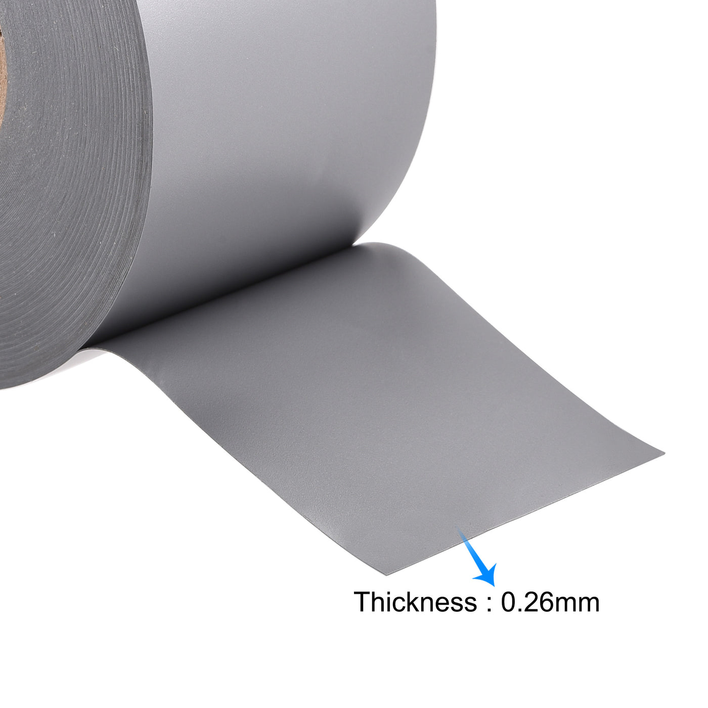 uxcell Uxcell Insulating Tape 55mm Width 26M Long 0.26mm Thick PVC Electrical Tape Grey