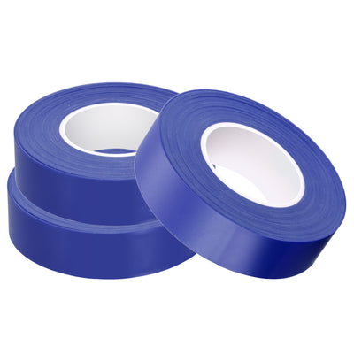 Harfington Uxcell PVC Flagging Tape 20mm x 20m/65.6ft Marking Tape Non-Adhesive Blue 3pcs
