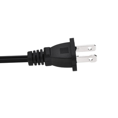 Harfington Uxcell US Plug Lamp Cord, SPT-2 18AWG Power Wire 3.5M Black, UL Listed, Replacement Lamp Repair Part
