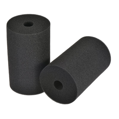 Harfington Uxcell Cup Turner Foam, Black 75x72x120mm for 3/4 Inch PVC Pipe Tumbler 10oz-40oz 4 Pcs