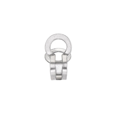 Harfington Uxcell Ball Chain Connector, 2mm 2.4mm Double Ring Style Link Stainless Steel Loop Connection, Pack of 20