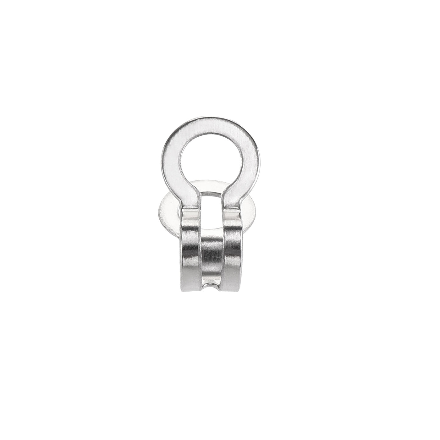 uxcell Uxcell Ball Chain Connector, 4mm 4.5mm Double Ring Style Link Stainless Steel Loop Connection, Pack of 10
