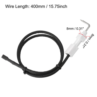 Harfington Uxcell Ignitor Wire Ceramic Electrode Assembly 400mm Length Gas Grill Ignitor Wire Ignition Electrode Replacement