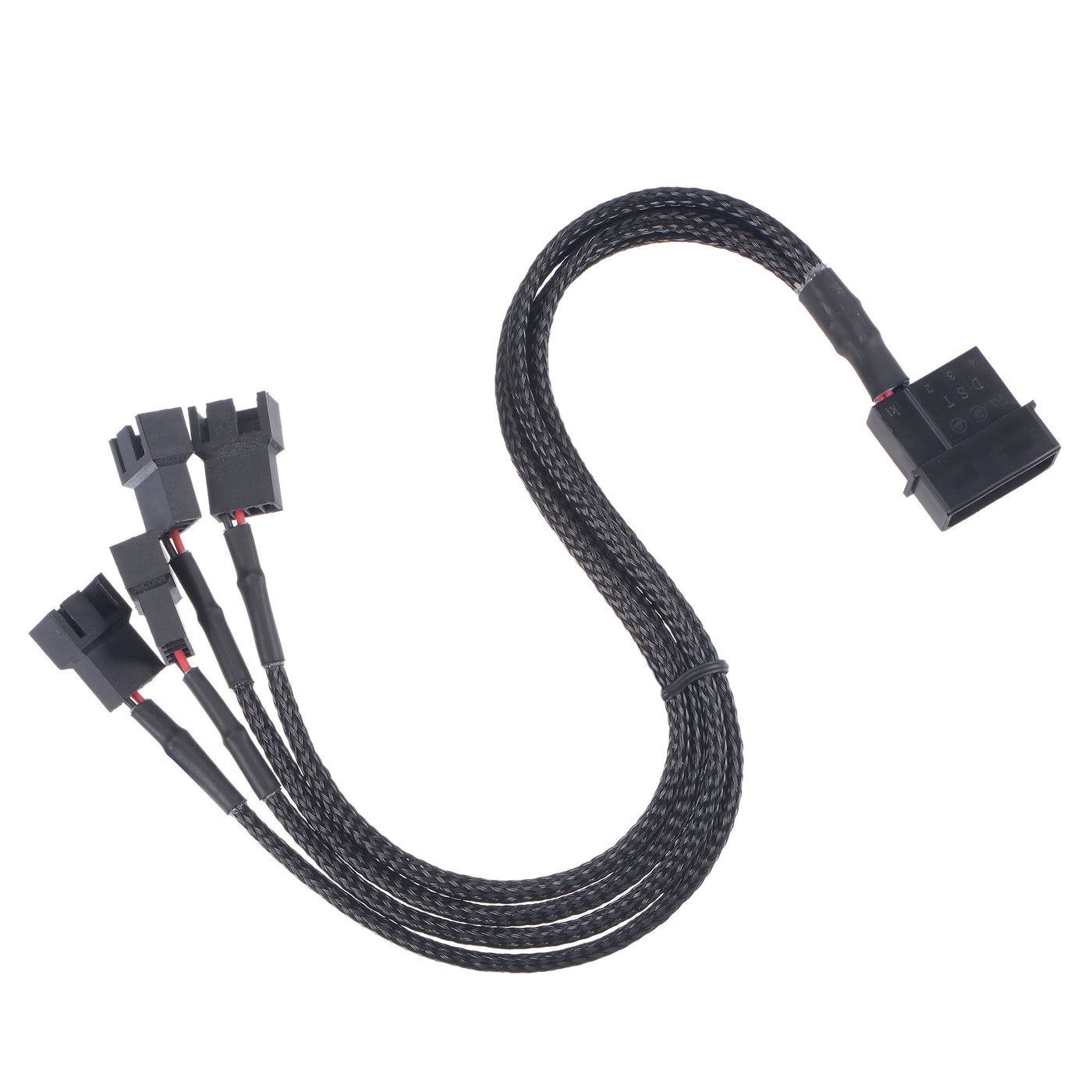 uxcell Uxcell Fan Power Supply Cable 1 to 4 with Big 4 Pin Input Jack for CPU 13.4 Inch 2pcs