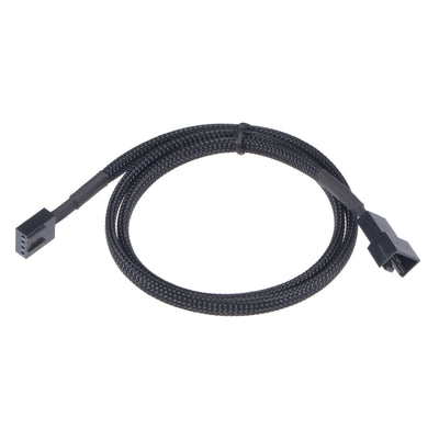 Harfington Uxcell Fan Power Supply Cable Male  to Female 4 Pin for Computer CPU 23.6 Inch