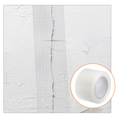 Harfington Uxcell Drywall Joint Tape Self-Adhesive Fiberglass Repair Patch Wall Crack
