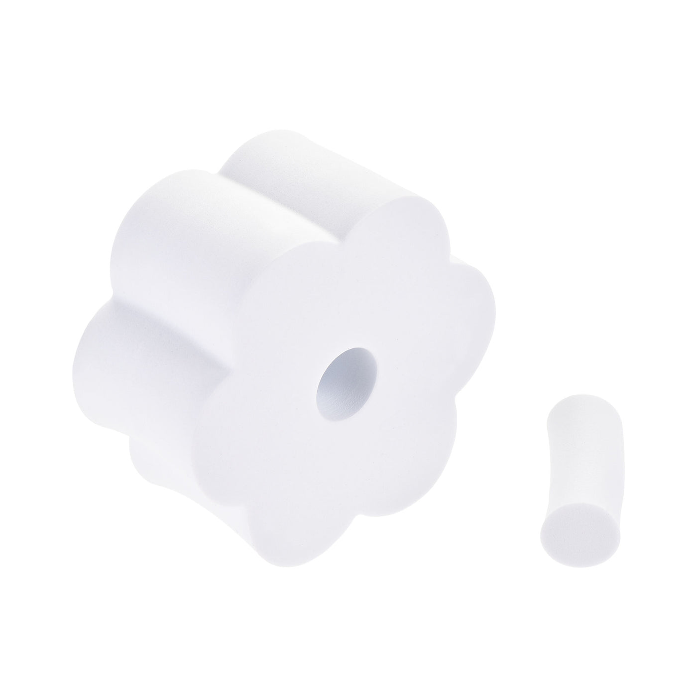 uxcell Uxcell Cup Turner Foam 3.74 Inch Diameter Foam Inserts White for 3/4 Inch PVC Pipe 6Pcs