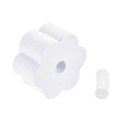 Harfington Uxcell Cup Turner Foam 3.74 Inch Diameter Foam Inserts White for 3/4 Inch PVC Pipe 6Pcs