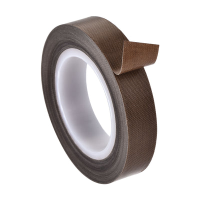 Harfington Uxcell High Temperature Heat Transfer Tape PTFE Film Adhesive Tape 13mm Width 10m 33ft Long Brown