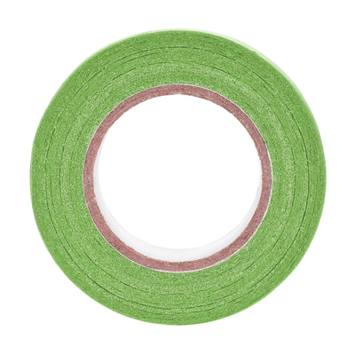 Harfington Uxcell 3Pcs 12mm 0.48 inch Wide 20m 21 Yards Masking Tape Painter Tape Roll Light Green
