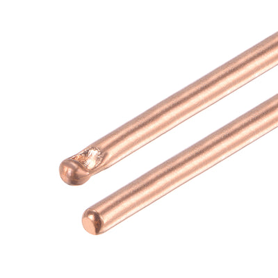 Harfington Uxcell Copper Round Heat Pipe for Cooling Laptop CPU GPU Heatsink 3mm x 100mm
