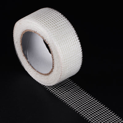 Harfington Uxcell Drywall Joint Tape Self-Adhesive Fiberglass Repair Patch Wall Hole Crack