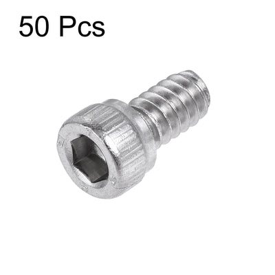 Harfington Uxcell Hex Socket Bolts, 304 Stainless Steel Polished Silver