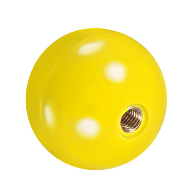 Harfington Uxcell Joystick Head Rocker Ball Top Handle Arcade Game Replacement Red/Yellow
