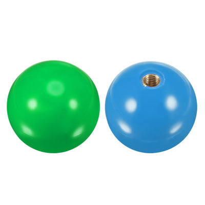 Harfington Uxcell Joystick Head Rocker Ball Top Handle Arcade Game Replacement Green/Blue