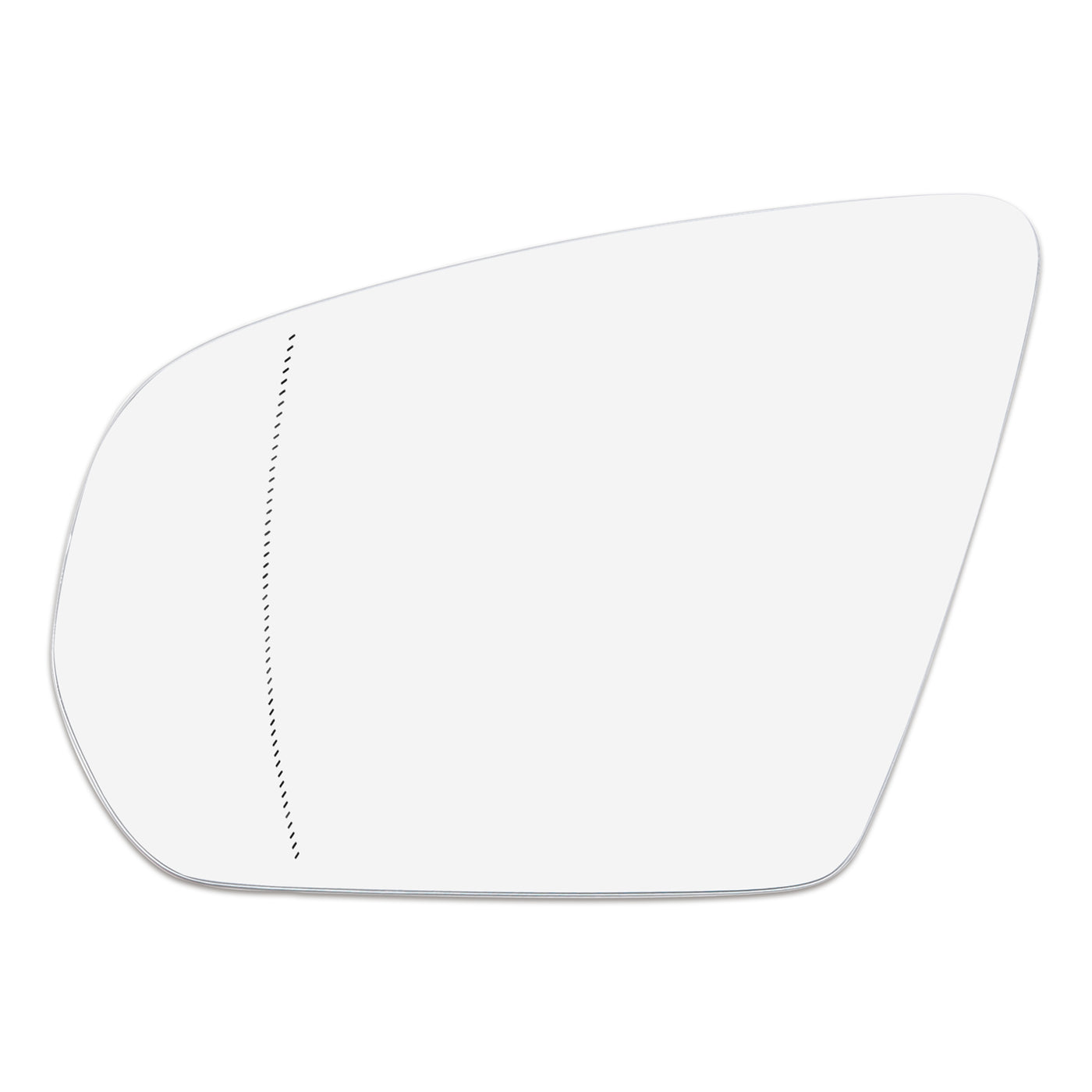 X AUTOHAUX Car Left Rearview Mirror Glass Heated with Backing Side Plate A0998100516 for Mercedes-Benz