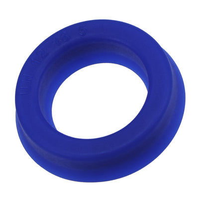 Harfington Uxcell UN Radial Shaft Seal 18mm ID x 28mm OD x 5mm Width PU Oil Seal, Blue Pack of 2