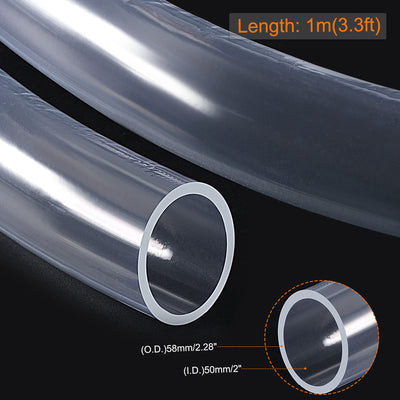 Harfington PVC Hose Vinyl Tubing Flexible Lightweight for Water Tube,Air Tubes