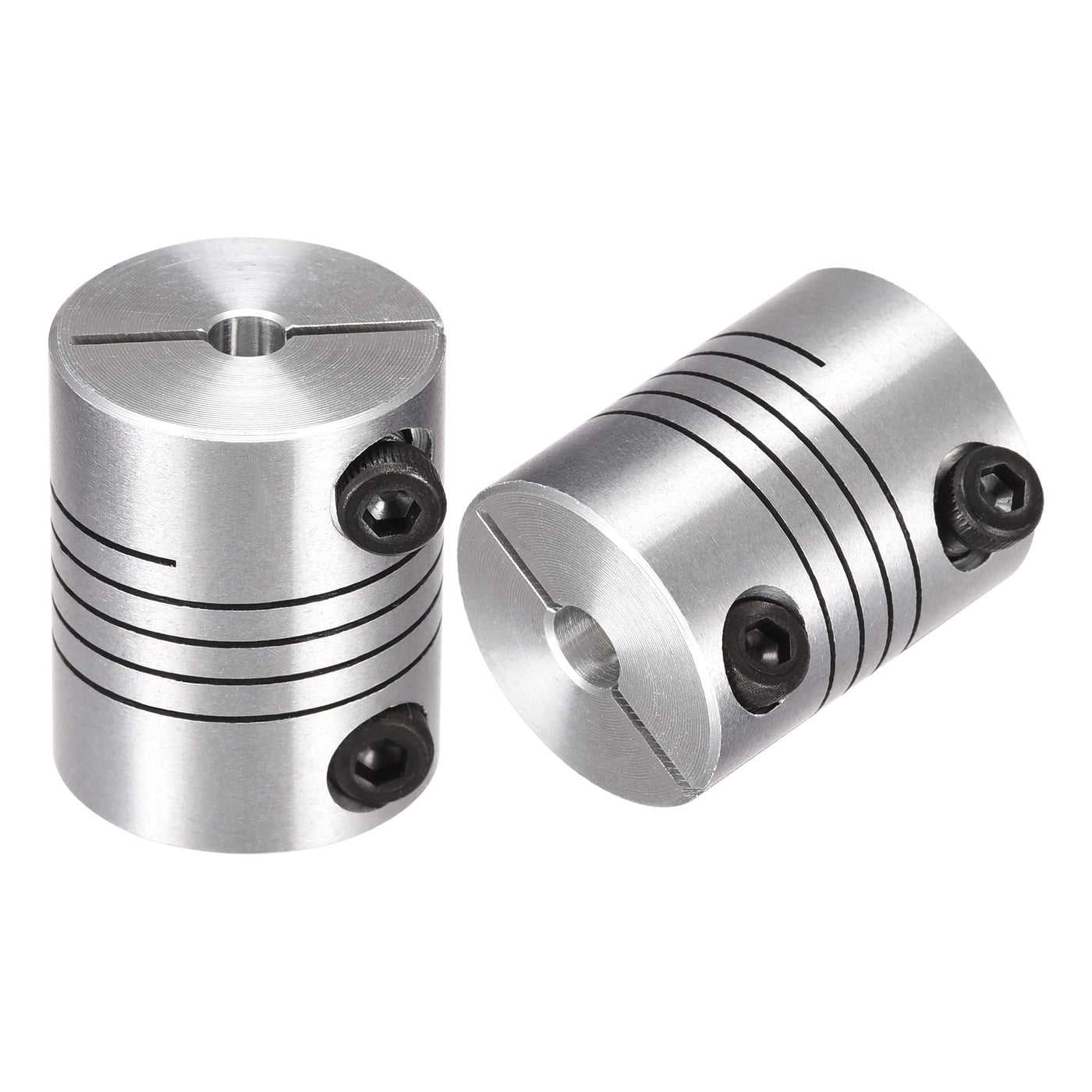 uxcell Uxcell 2PCS Motor Shaft 4mm to 5mm Helical Beam Coupler Coupling 20mm Dia 25mm Length