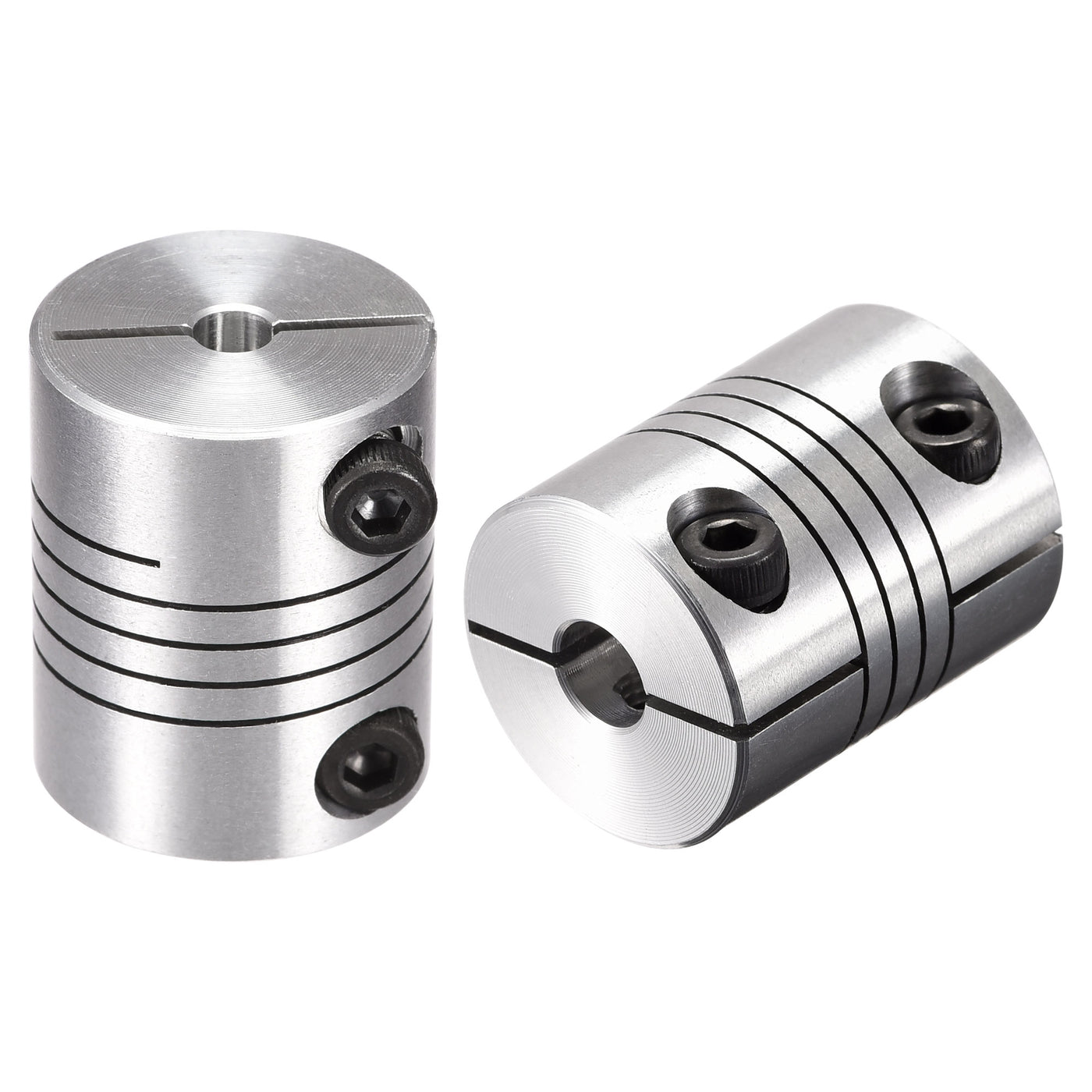 uxcell Uxcell 2PCS Motor Shaft 4mm to 6mm Helical Beam Coupler Coupling 20mm Dia 25mm Length