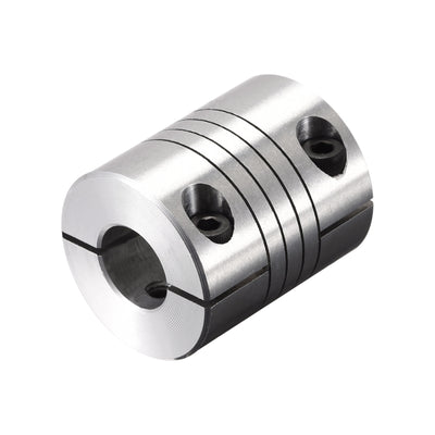 Harfington Uxcell Motor Shaft 5mm to 11mm Helical Beam Coupler Coupling 25mm Dia 30mm Length
