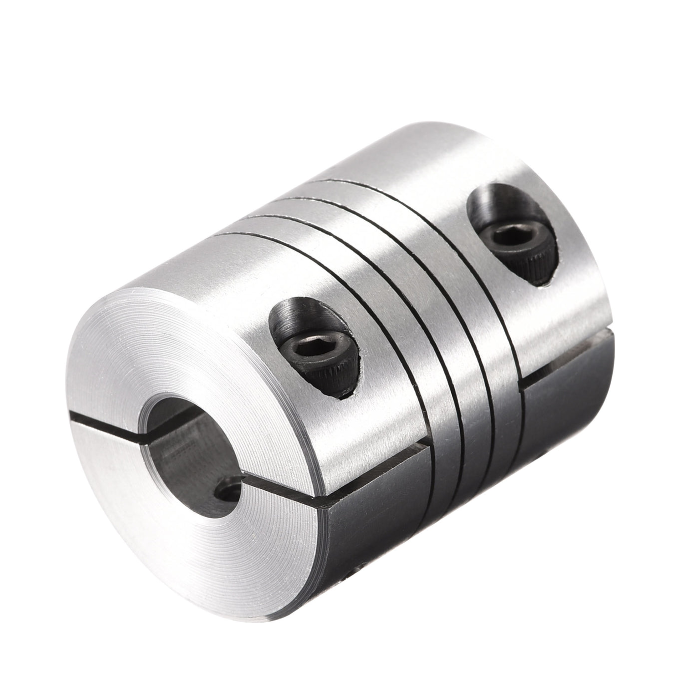 uxcell Uxcell Motor Shaft 9mm to 9mm Helical Beam Coupler Coupling 25mm Dia 30mm Length